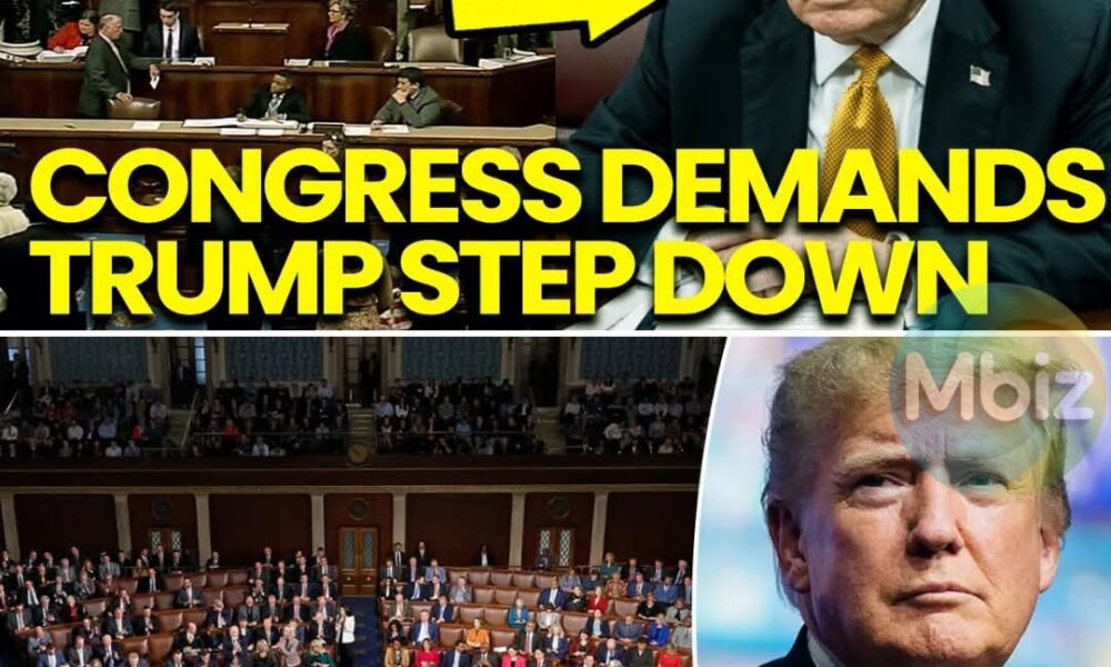 WHITE HOUSE IN TOTAL PANIC MODE OVER 120 CONGRESS MEMBERS DEMAND TRUMP
