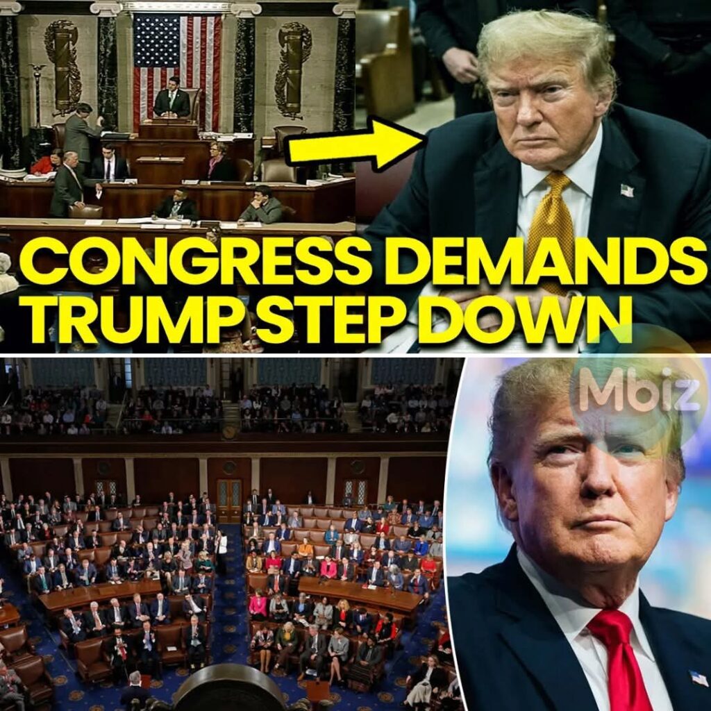 WHITE HOUSE IN TOTAL PANIC MODE OVER 120 CONGRESS MEMBERS DEMAND TRUMP